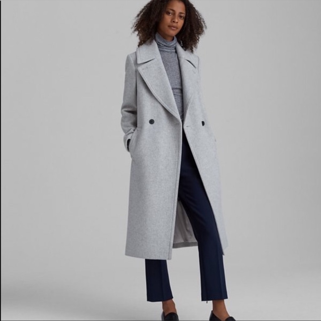 Club Monaco Daytona Silver/Grey Coat Size Xs